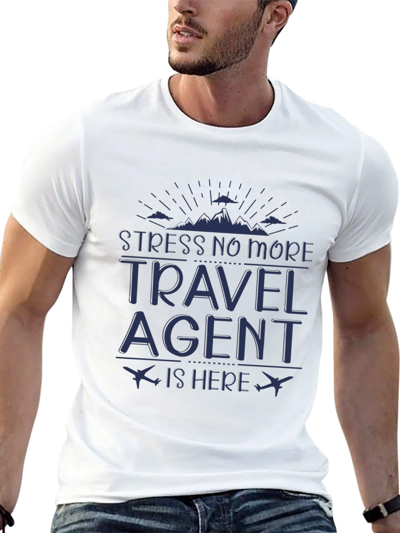 Stress No More Travel Agent T-Shirt