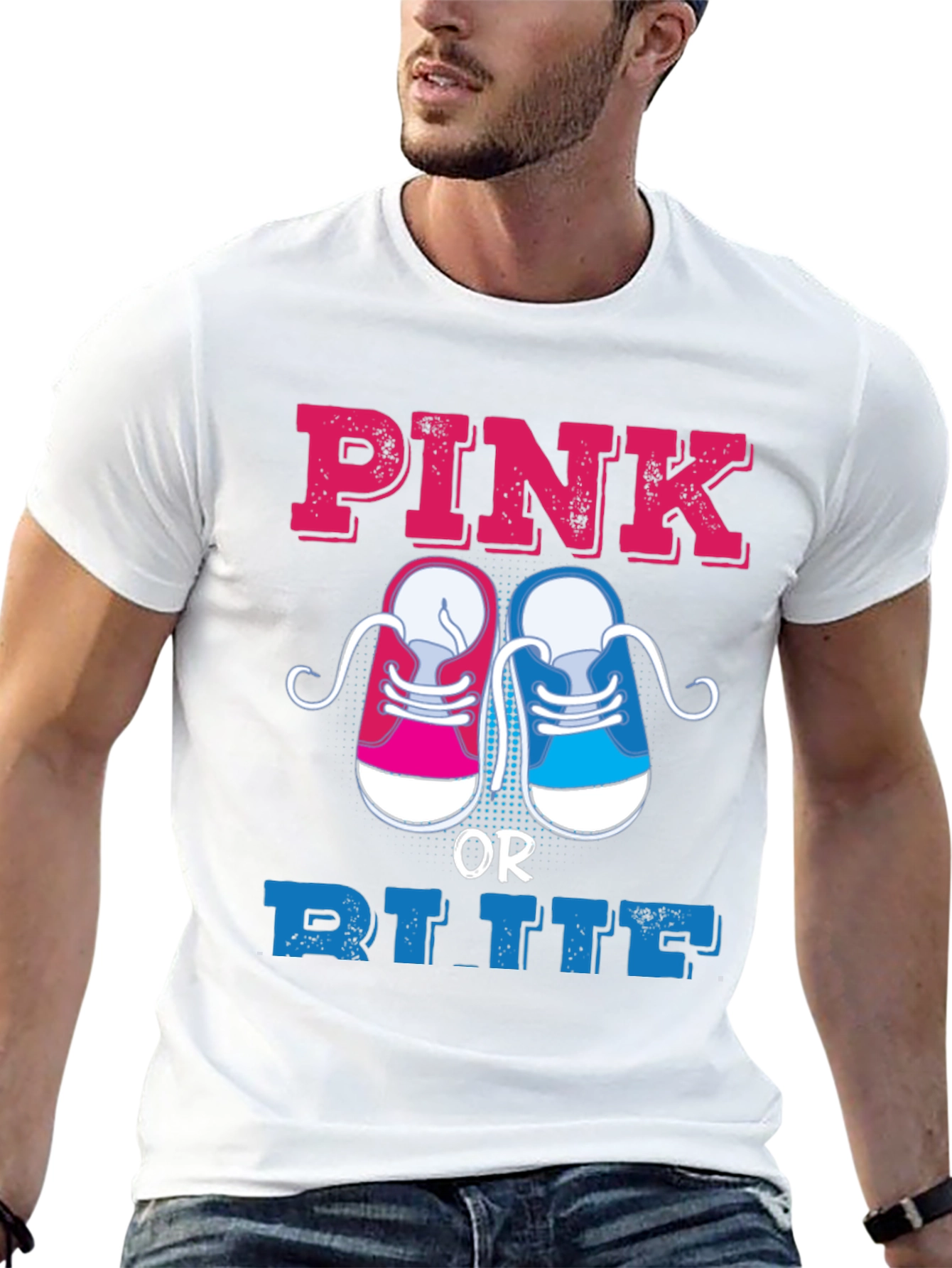 Pink or Blue Gender Reveal T-Shirt