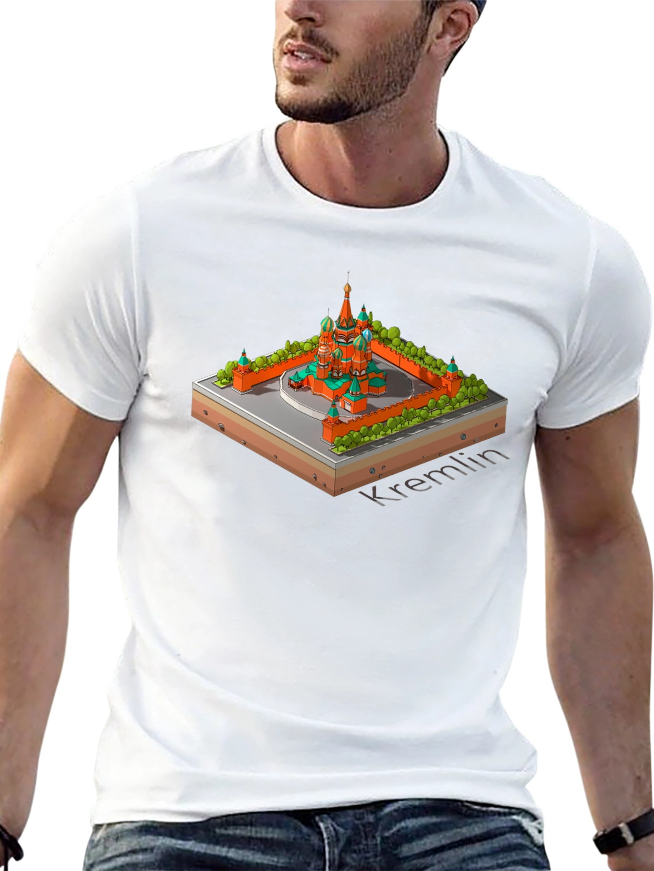 Kremlin Isometric Black T-Shirt