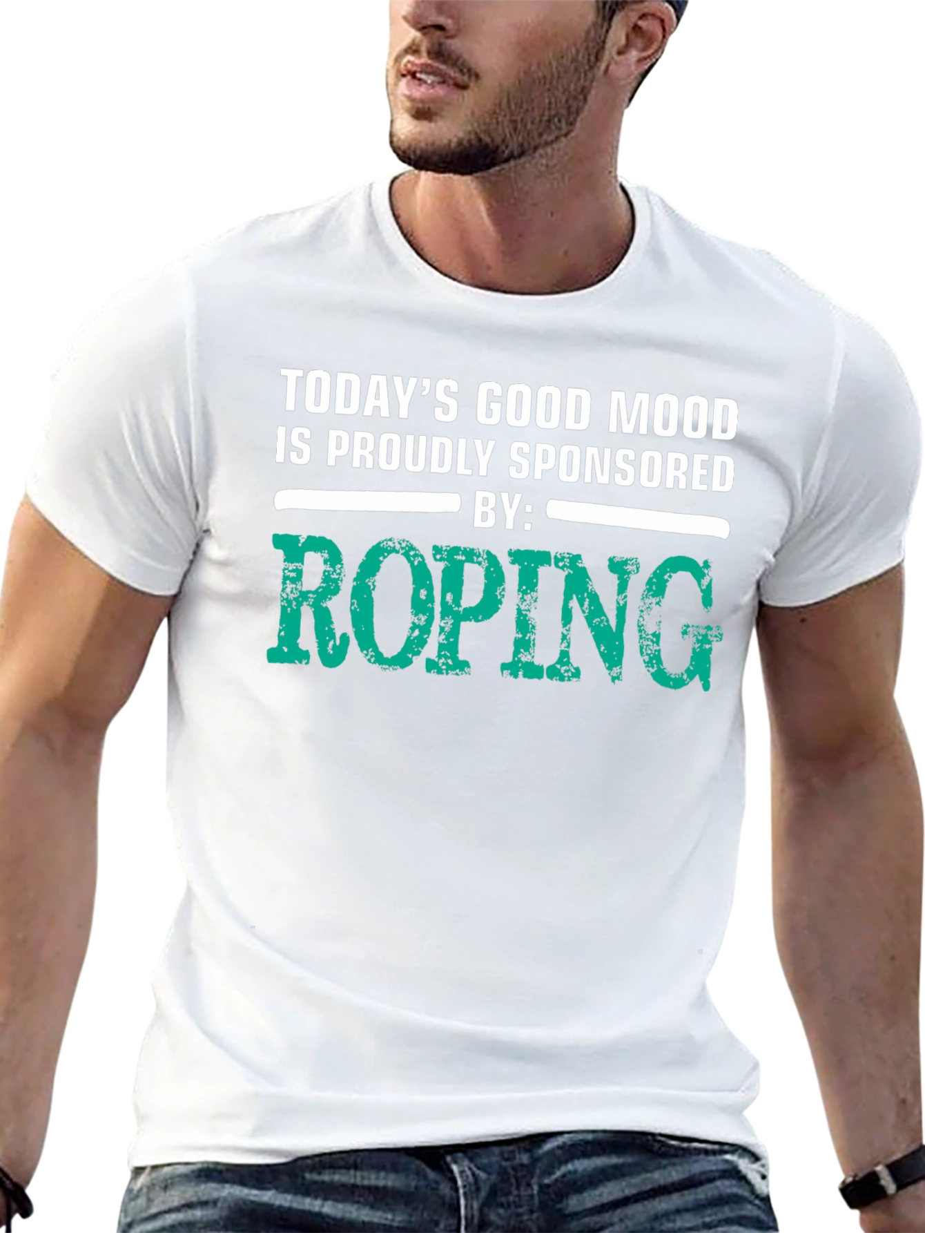 Roping Sponsored T-Shirt: Good Mood Tee