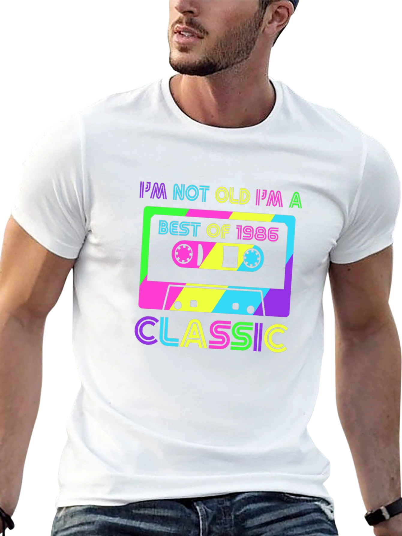 Best of 1986 Classic Cassette Graphic T-Shirt