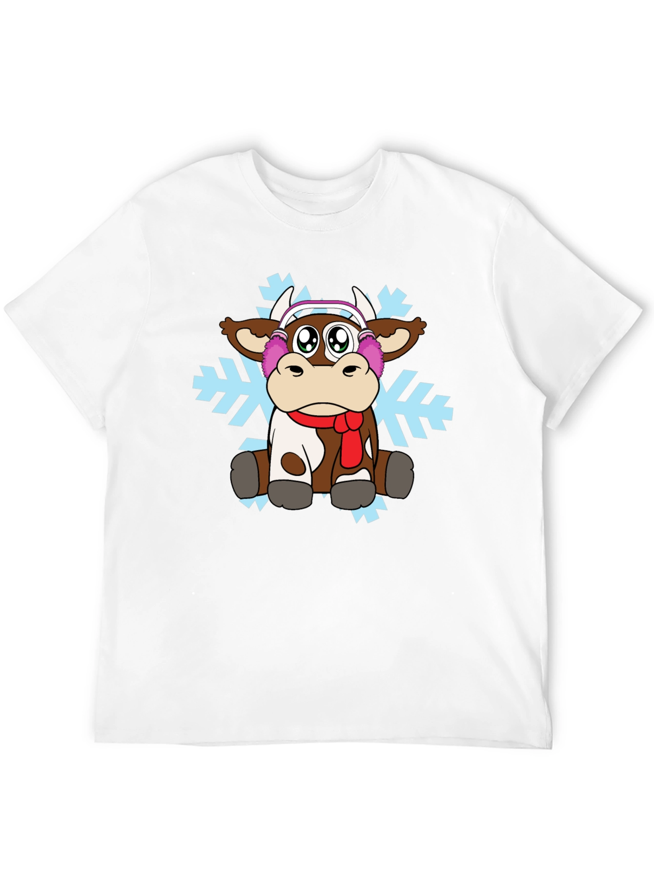 Winter Cow Graphic Tee