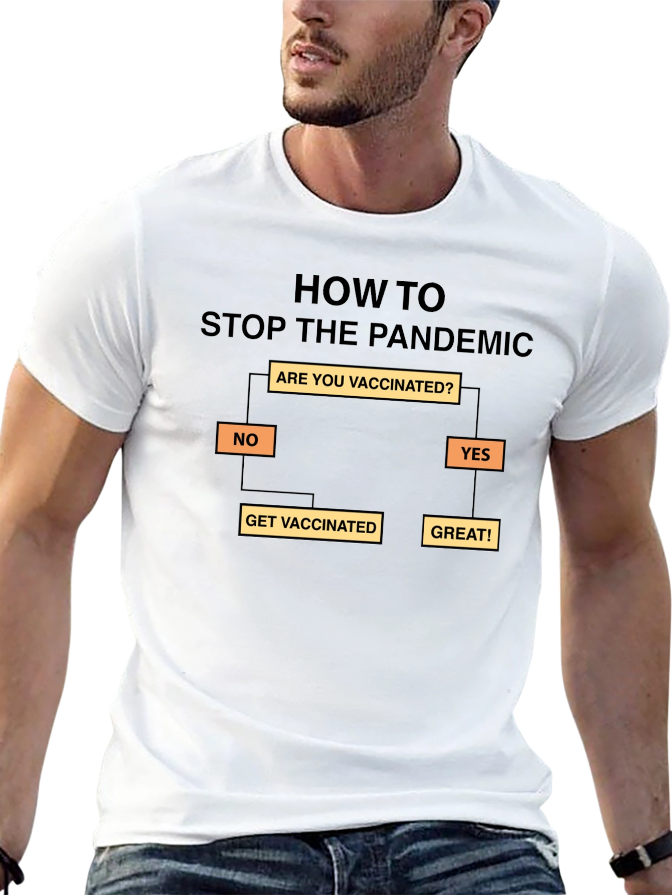 Stop the Pandemic T-Shirt - Get Vaccinated