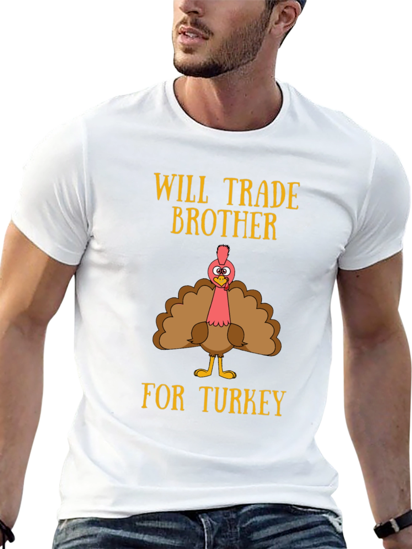 Funny Thanksgiving Will Trade Brother for Turkey T-Shirt