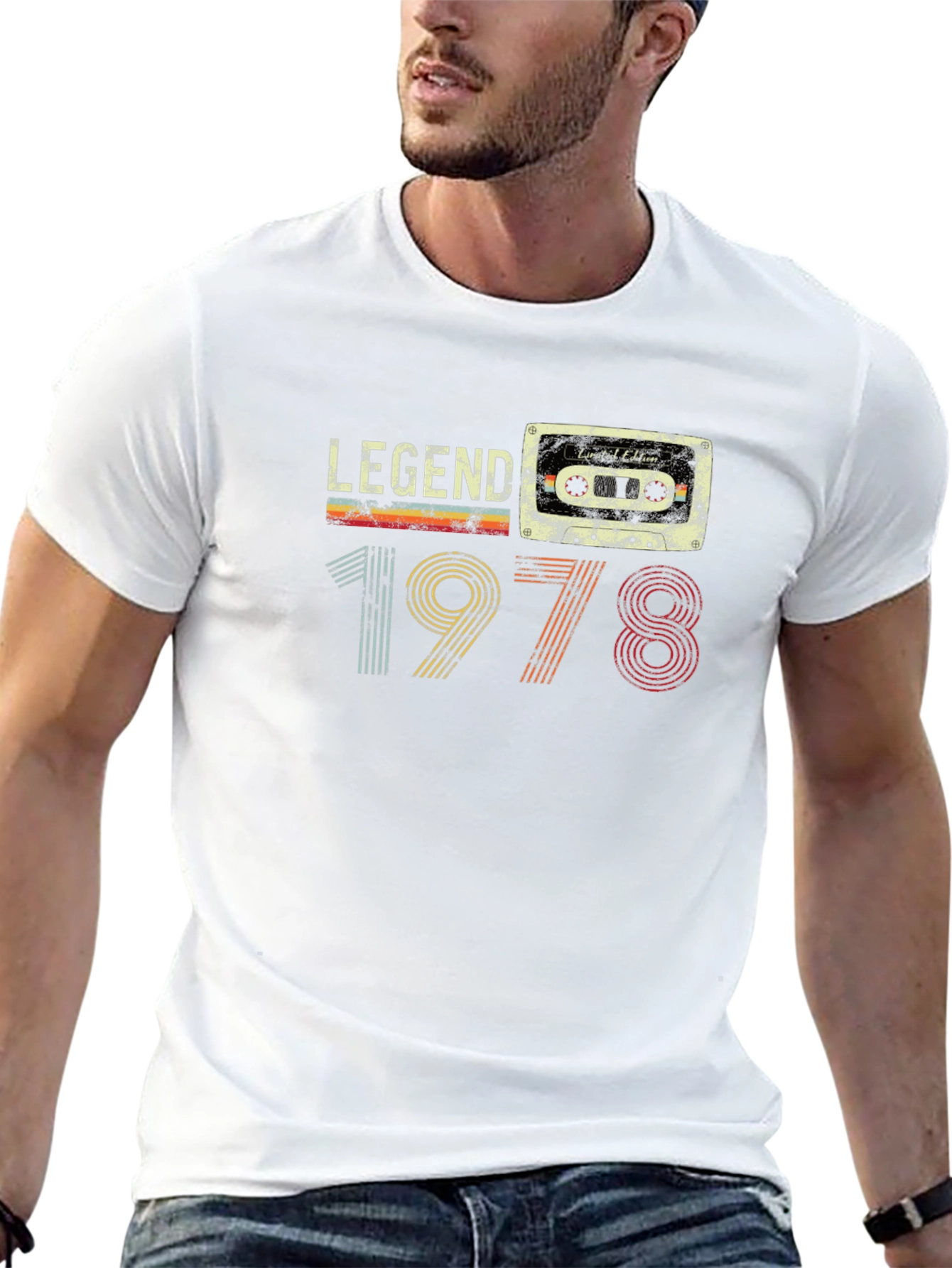 Legend 1978 Cassette Tape Birthday T-Shirt