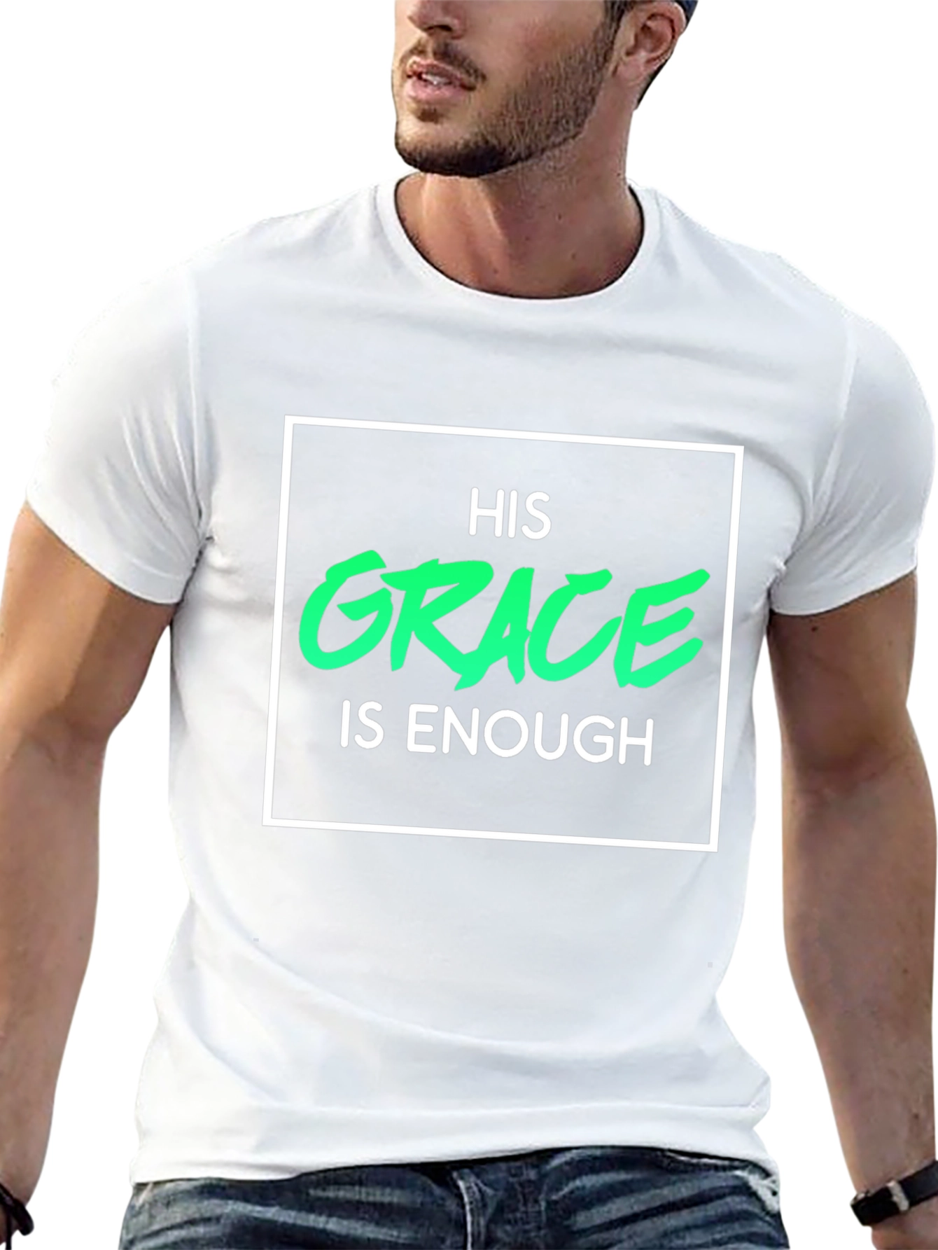 His Grace is Enough T-Shirt - Christian Apparel
