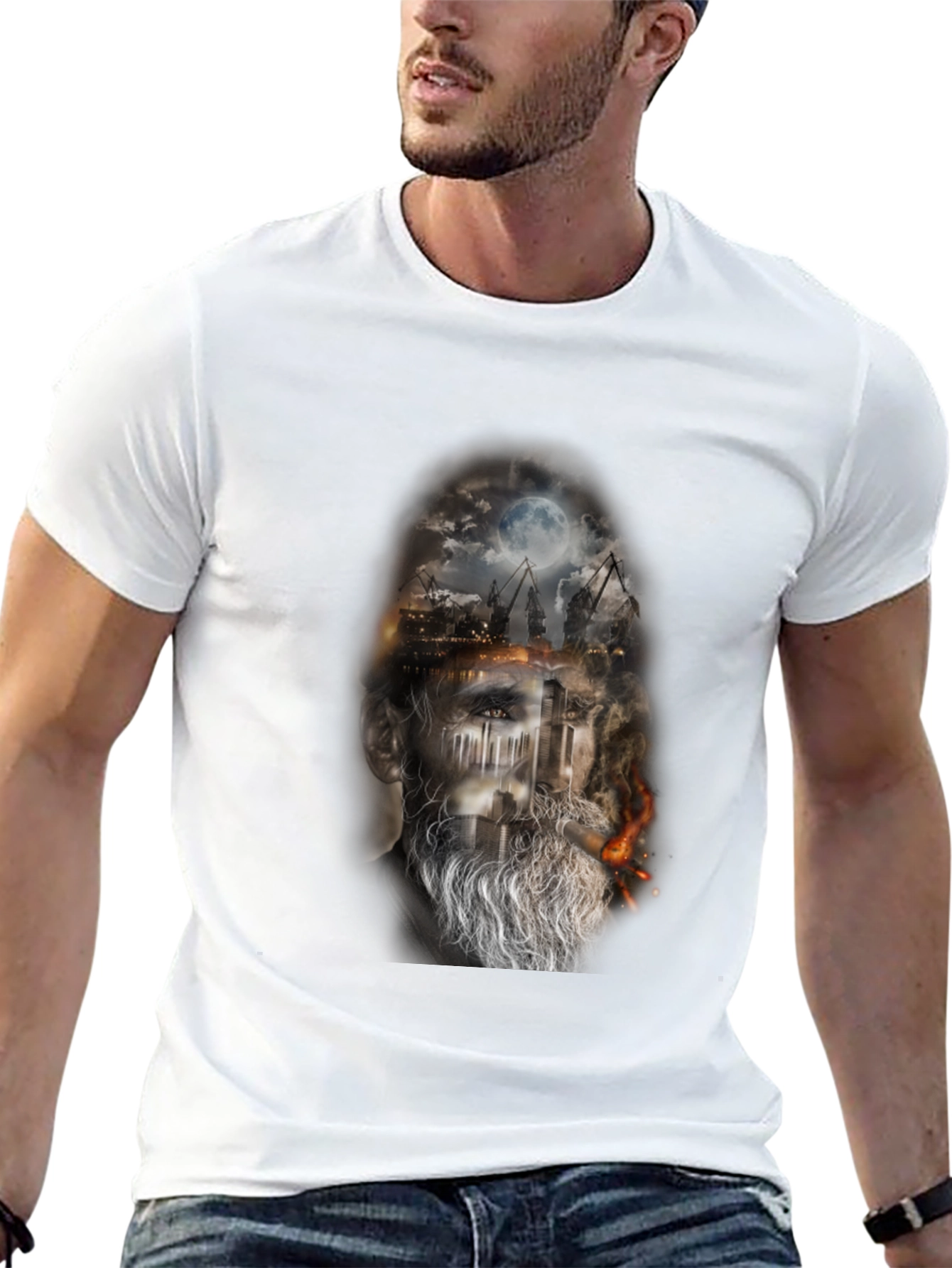 Mystic Mariner Black Graphic Tee