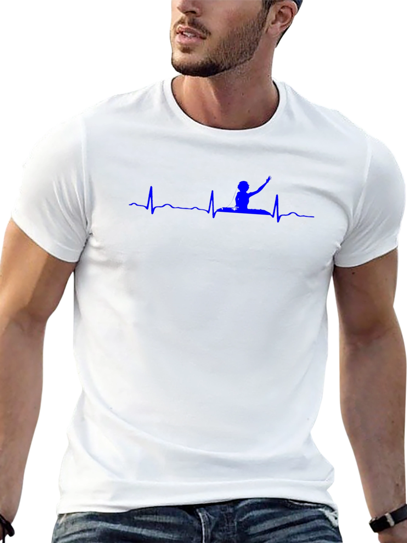 Gymnastics Heartbeat T-Shirt - Black