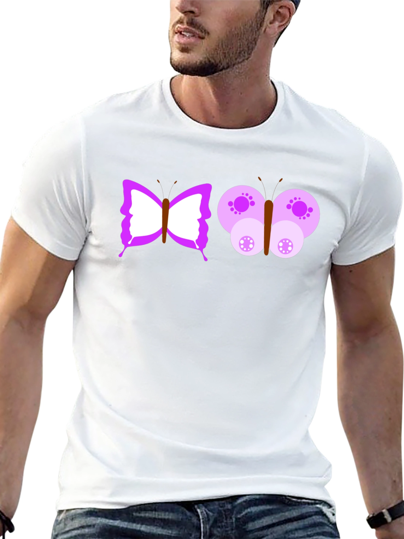 Butterfly Graphic Tee - Unique Design