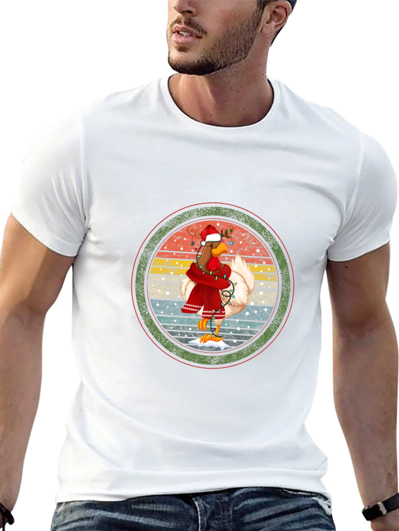 Festive Turkey T-Shirt - Holiday Cheer