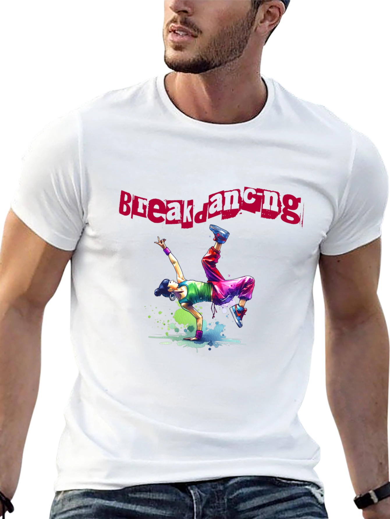 Breakdancing Graphic T-Shirt