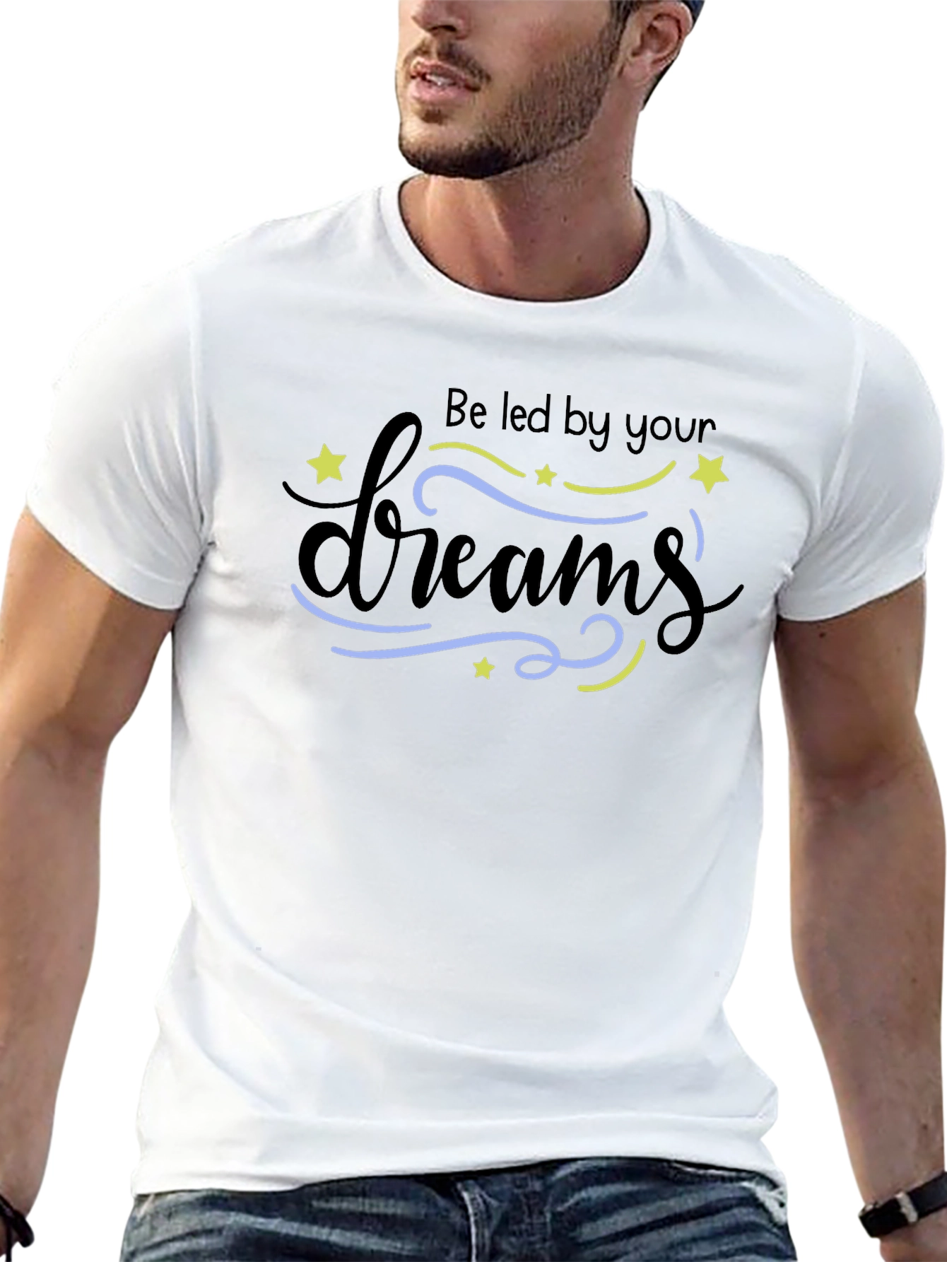 Dream On Black Graphic Tee