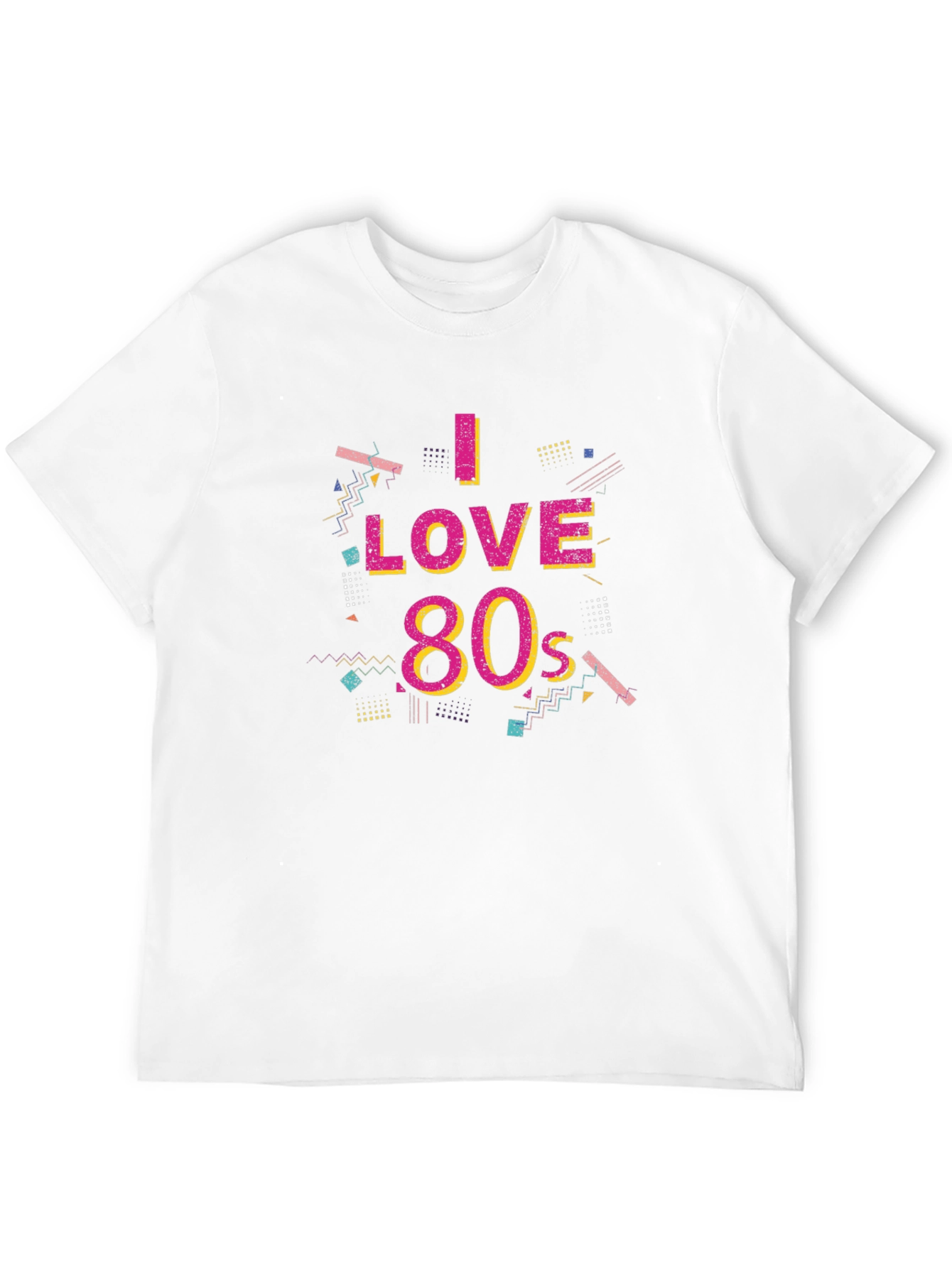 I Love 80s Graphic Black T-Shirt