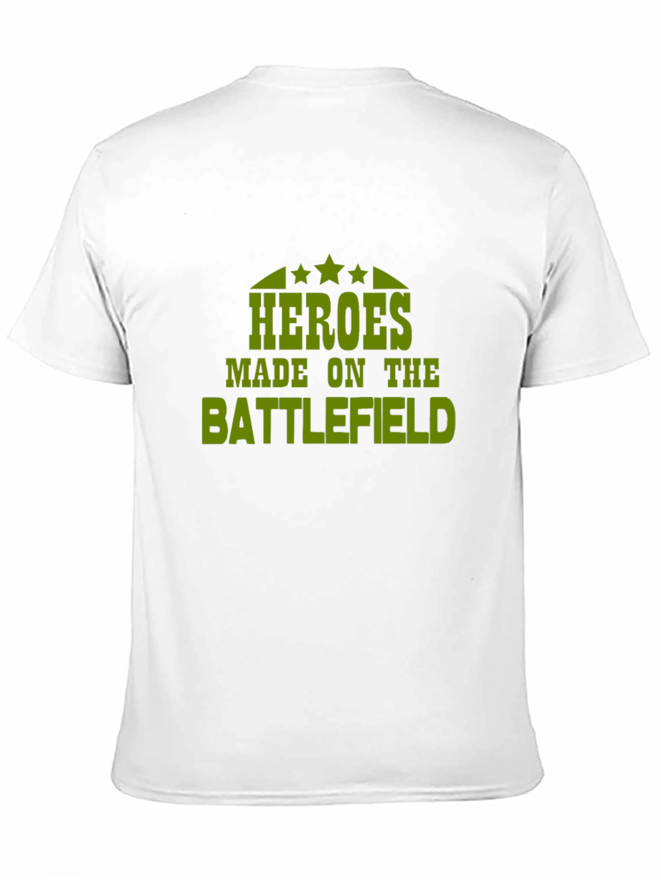 Heroes Made on the Battlefield Black T-Shirt