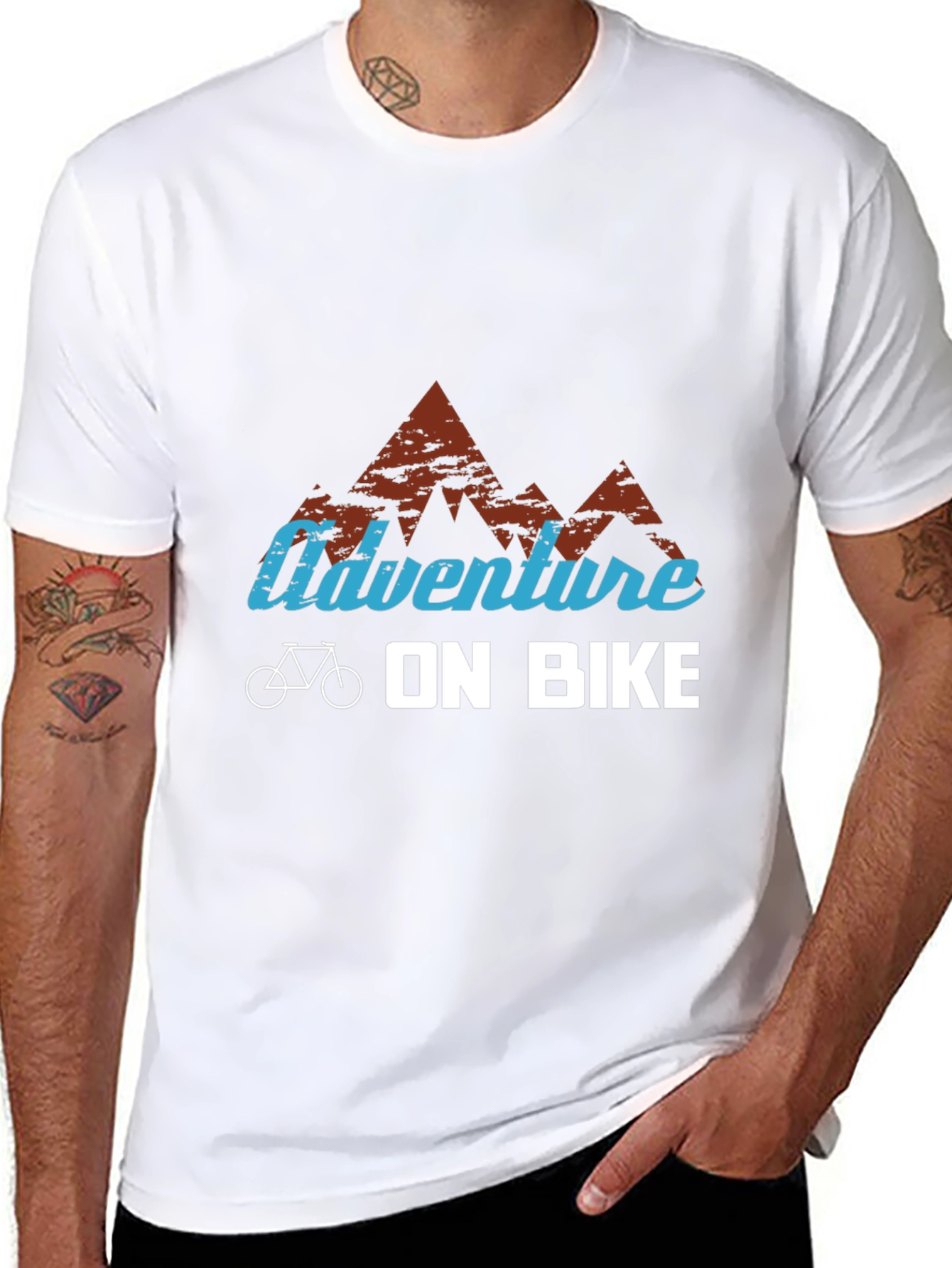 Adventure On Bike Graphic T-Shirt