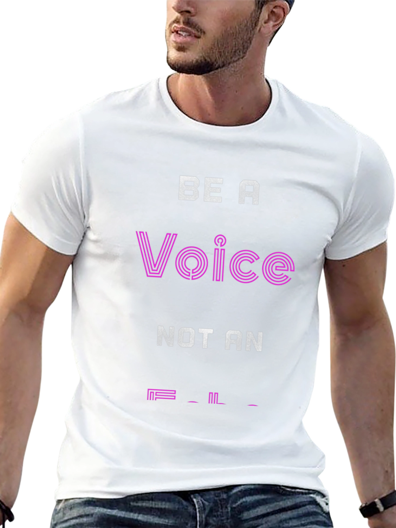 Be a Voice T-Shirt - Motivational Graphic Tee