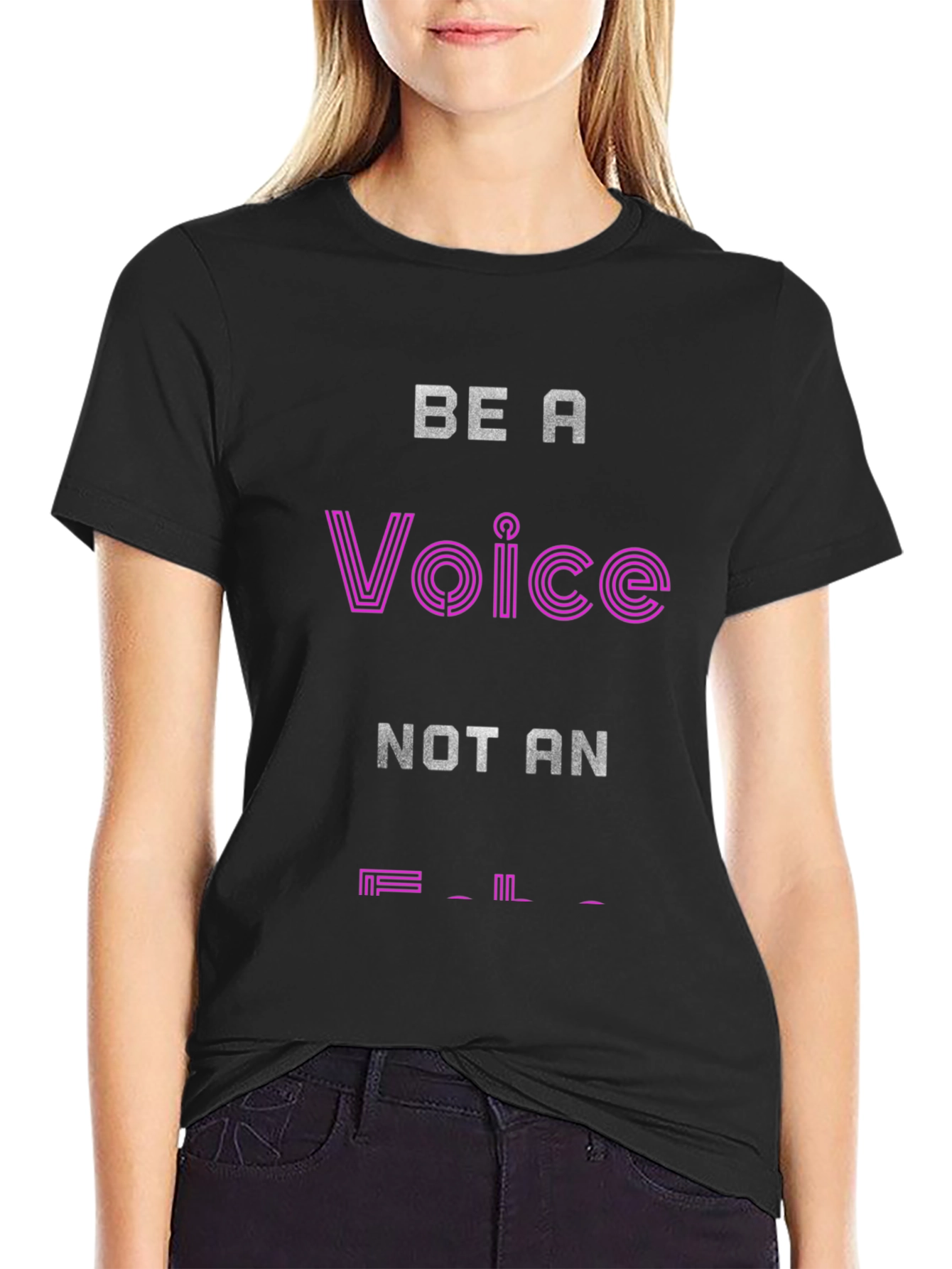 Be a Voice T-Shirt - Motivational Graphic Tee