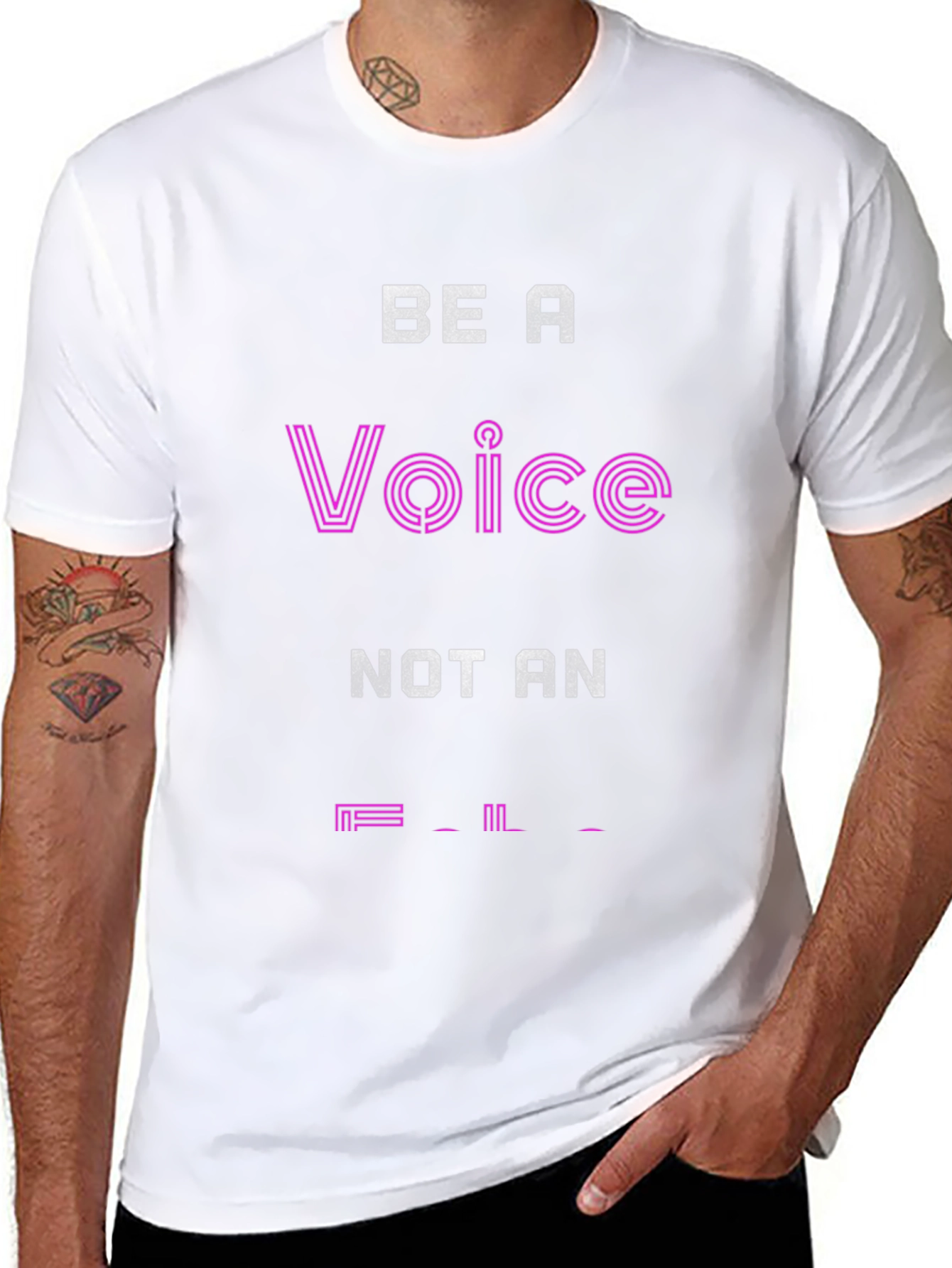 Be a Voice T-Shirt - Motivational Graphic Tee