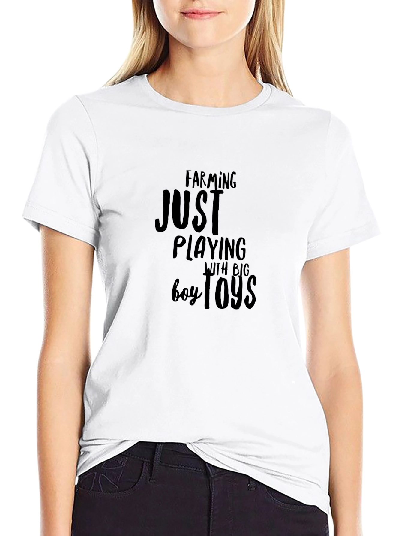 Farming Just Playing with Big Boy Toys T-Shirt