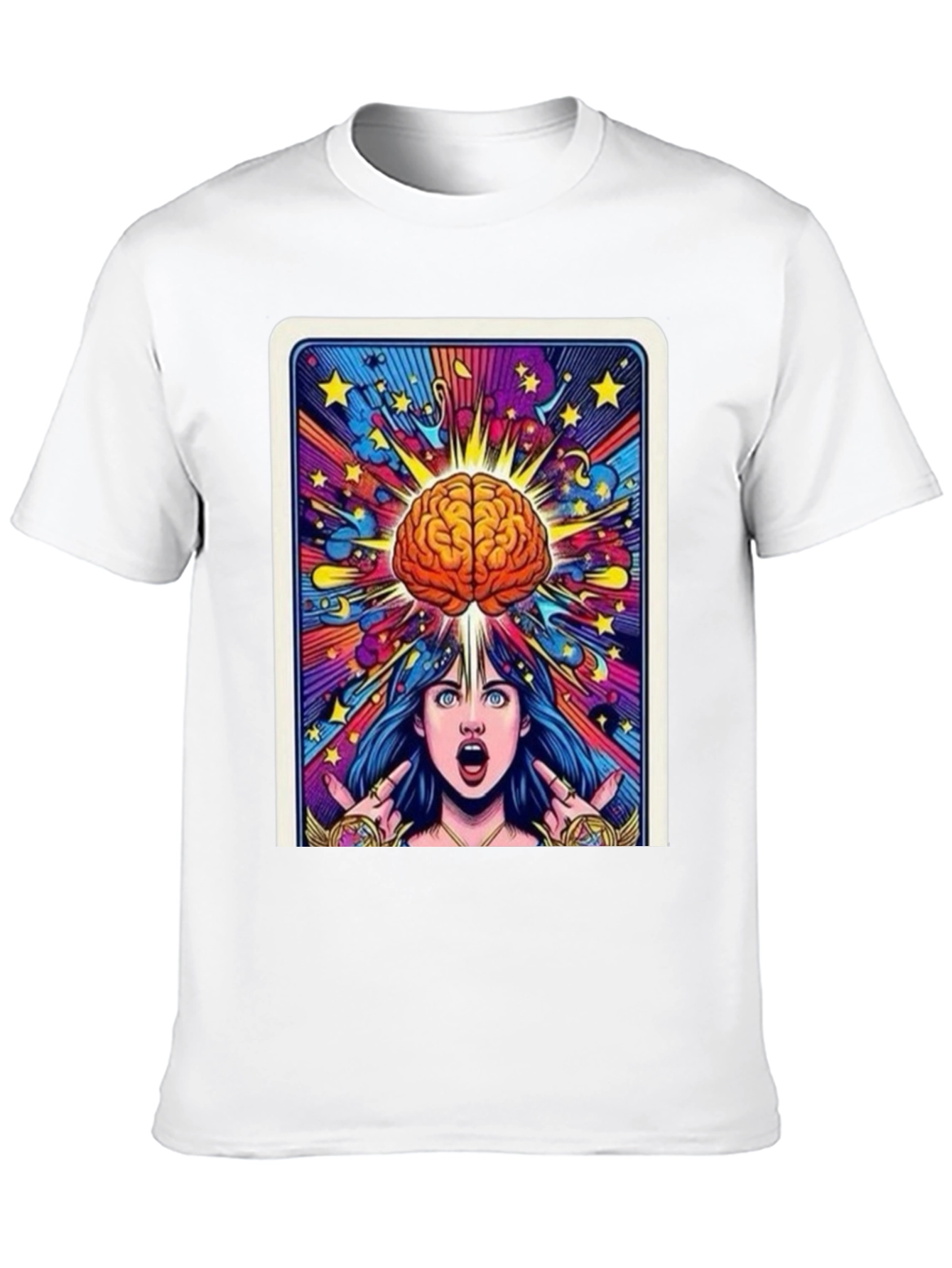 Mind Expansion Graphic Tee - Black Cotton Unisex