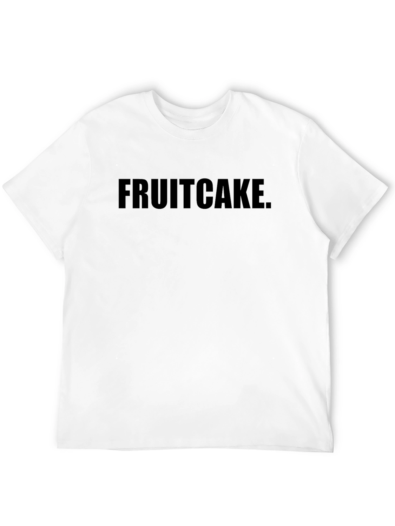 Fruitcake Graphic Tee - Black Cotton T-Shirt