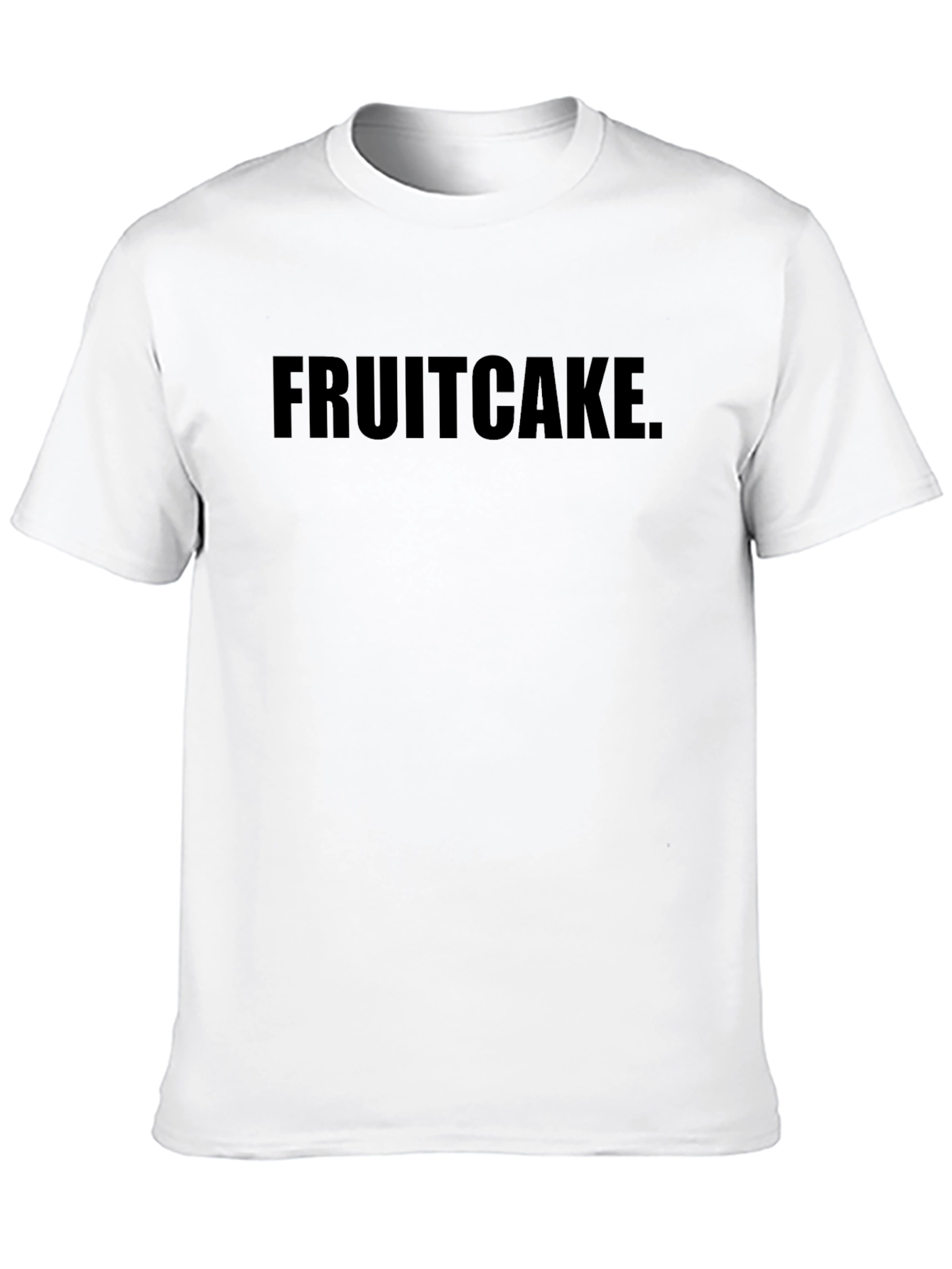 Fruitcake Graphic Tee - Black Cotton T-Shirt