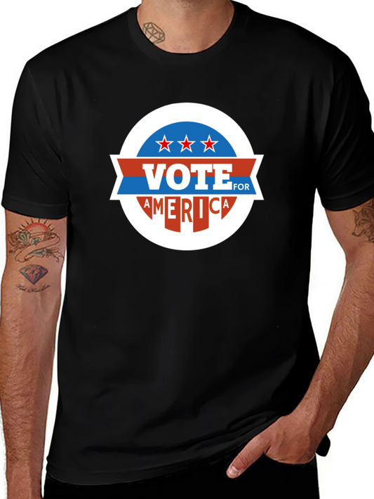 Vote For America Graphic Tee - Patriotic Design