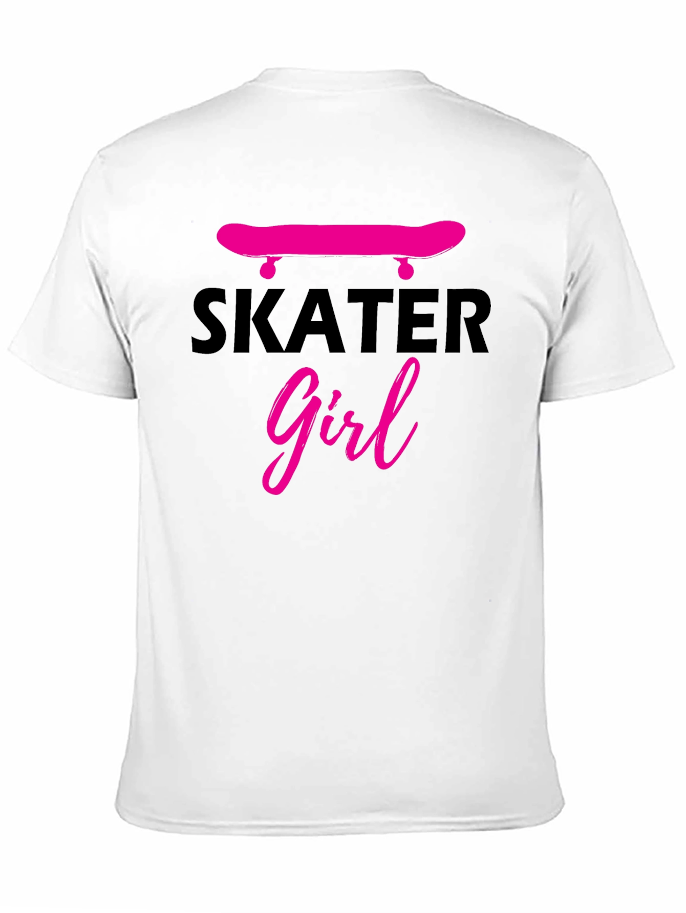 Skater Girl Graphic Tee - Black
