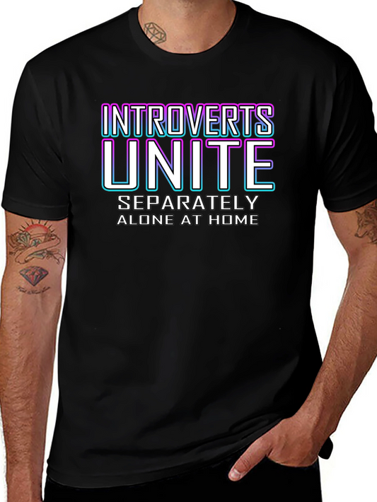 Introverts Unite T-Shirt - Funny Slogan Tee