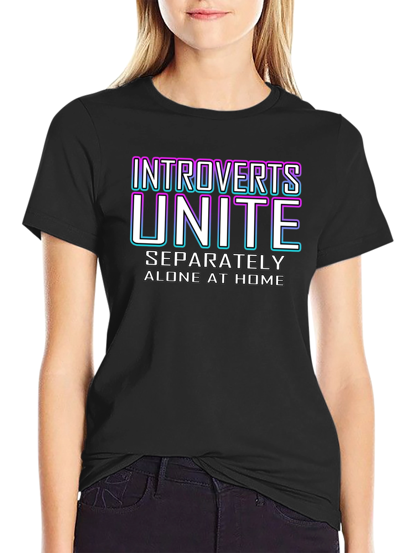 Introverts Unite T-Shirt - Funny Slogan Tee