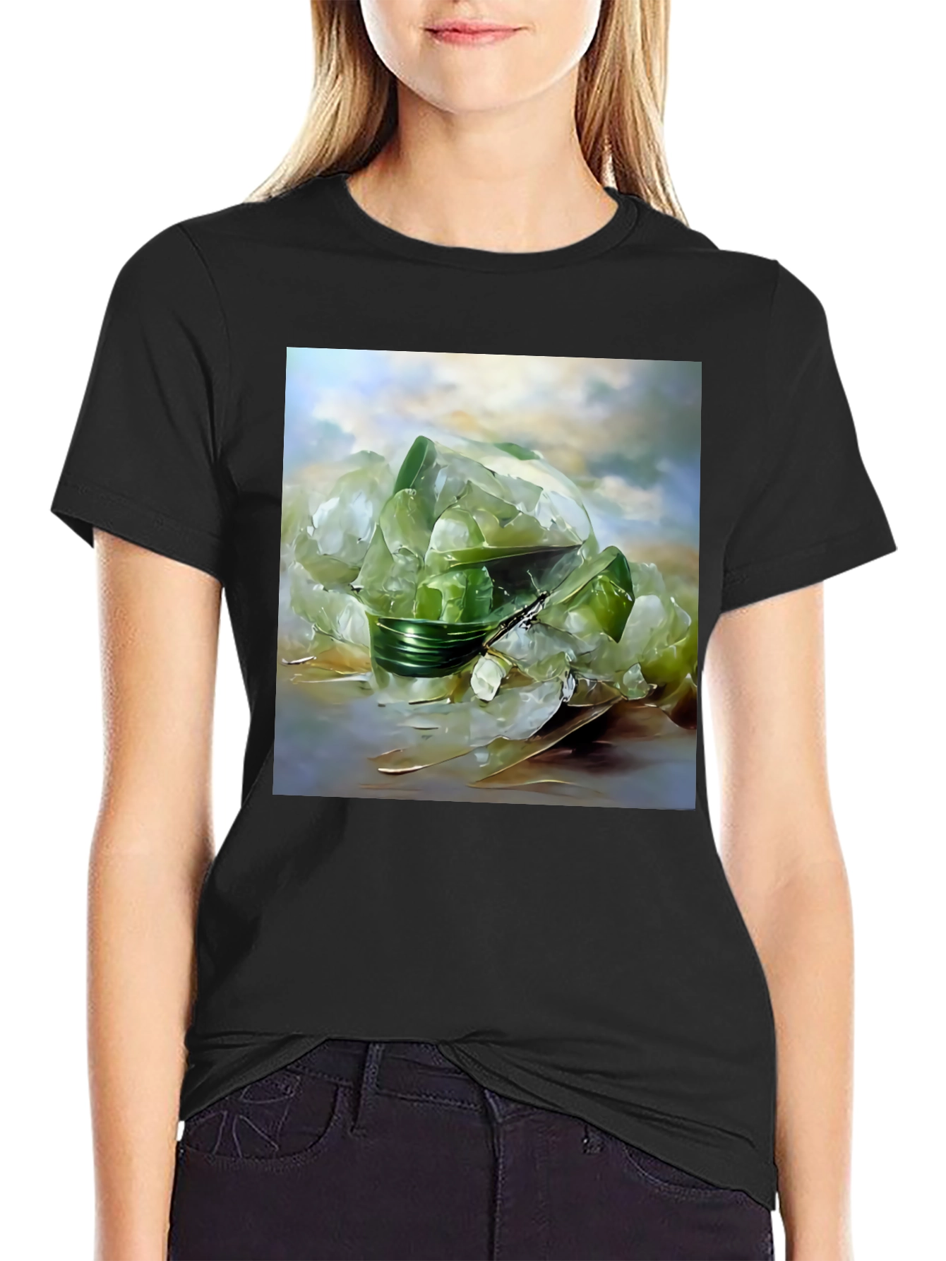 Abstract Crystal T-Shirt
