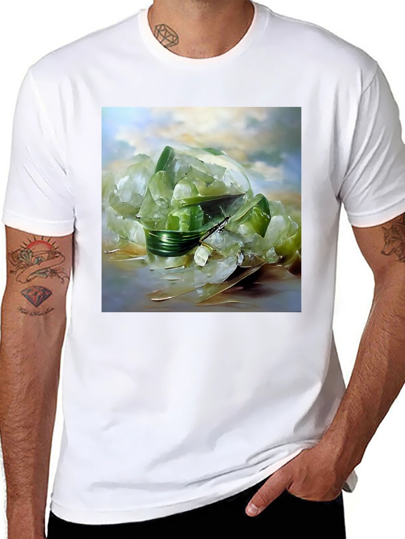 Abstract Crystal T-Shirt