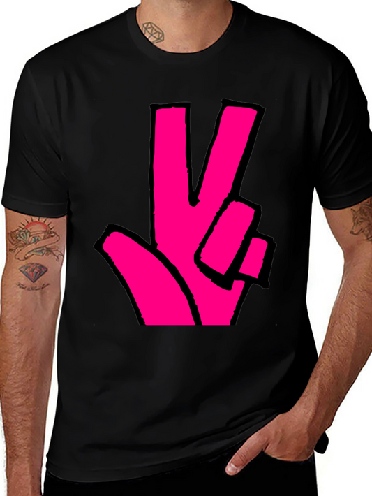 Peace Sign Graphic T-Shirt