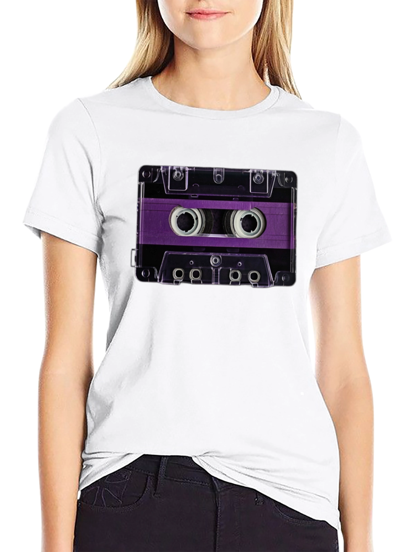 Retro Cassette Tape Graphic T-Shirt