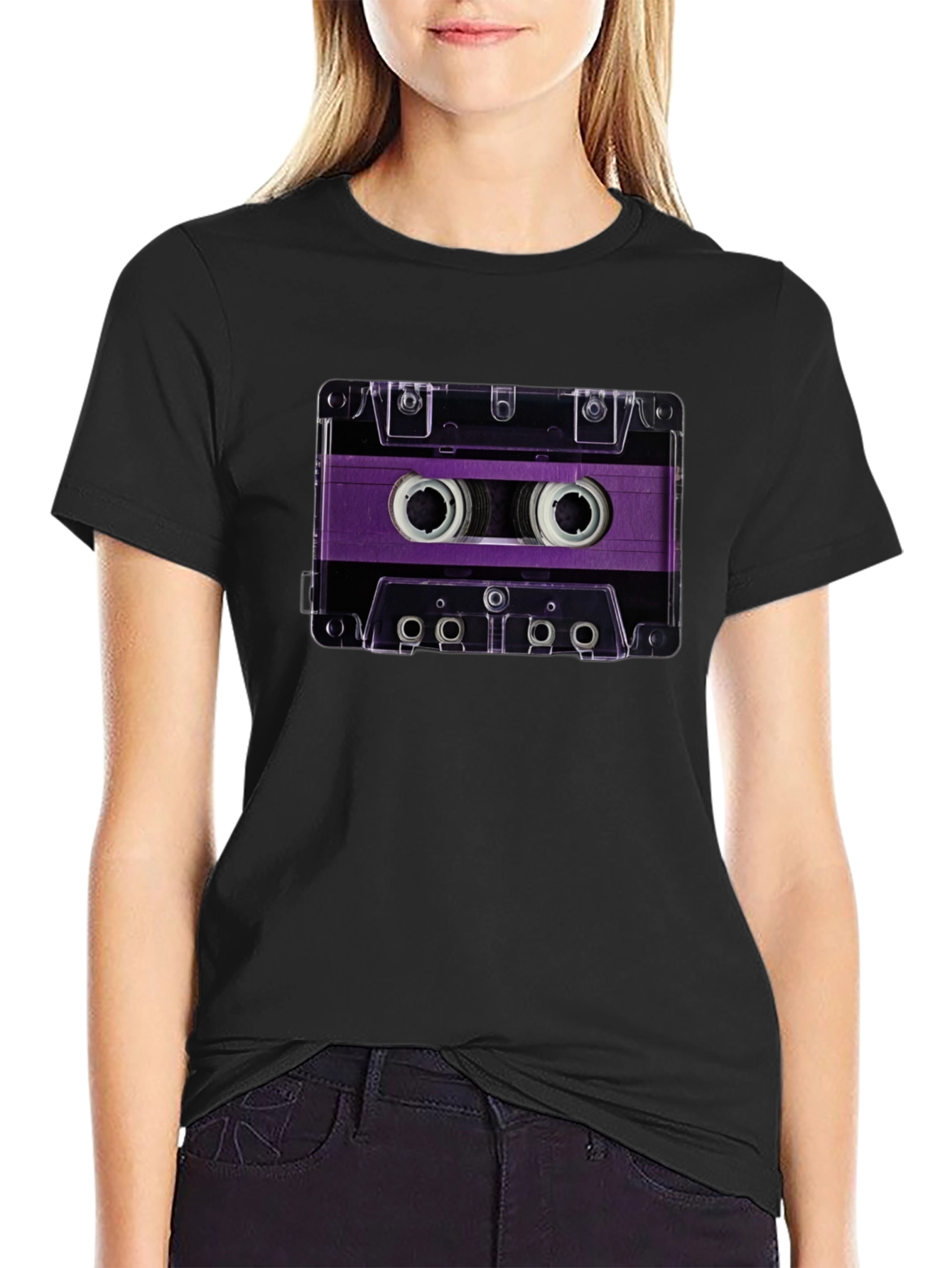 Retro Cassette Tape Graphic T-Shirt