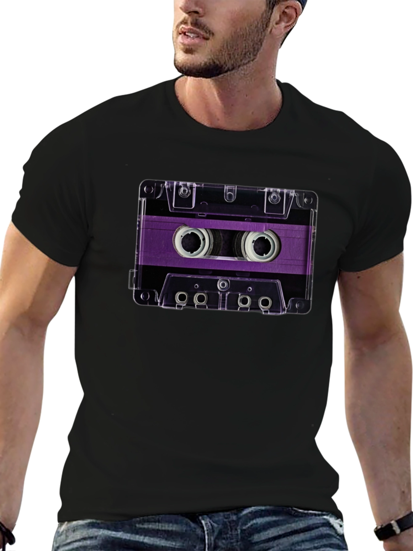 Retro Cassette Tape Graphic T-Shirt