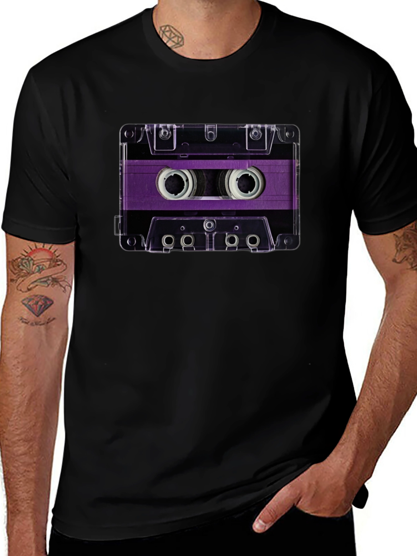 Retro Cassette Tape Graphic T-Shirt