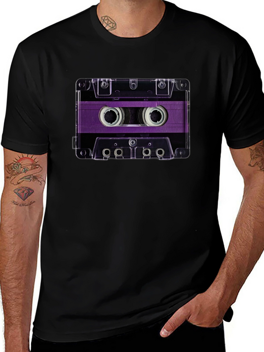 Retro Cassette Tape Graphic T-Shirt