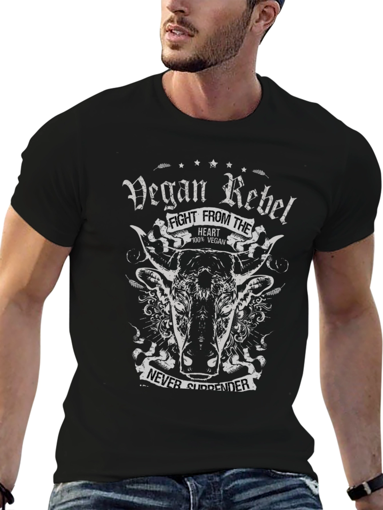 Vegan Rebel T-Shirt - Fight from the Heart!