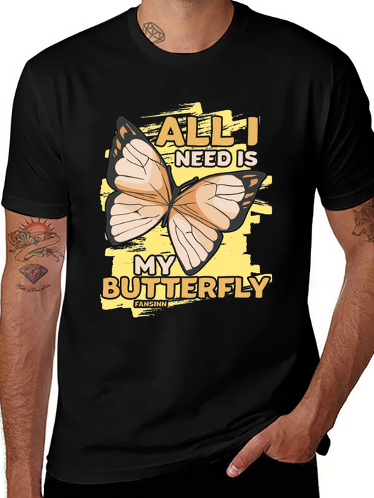 Butterfly Graphic Tee - All I Need Is My Butterfly