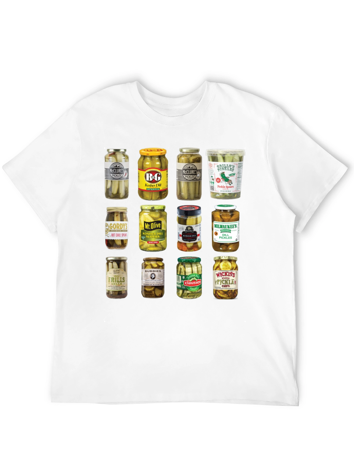 Pickle Jars Graphic Print T-Shirt