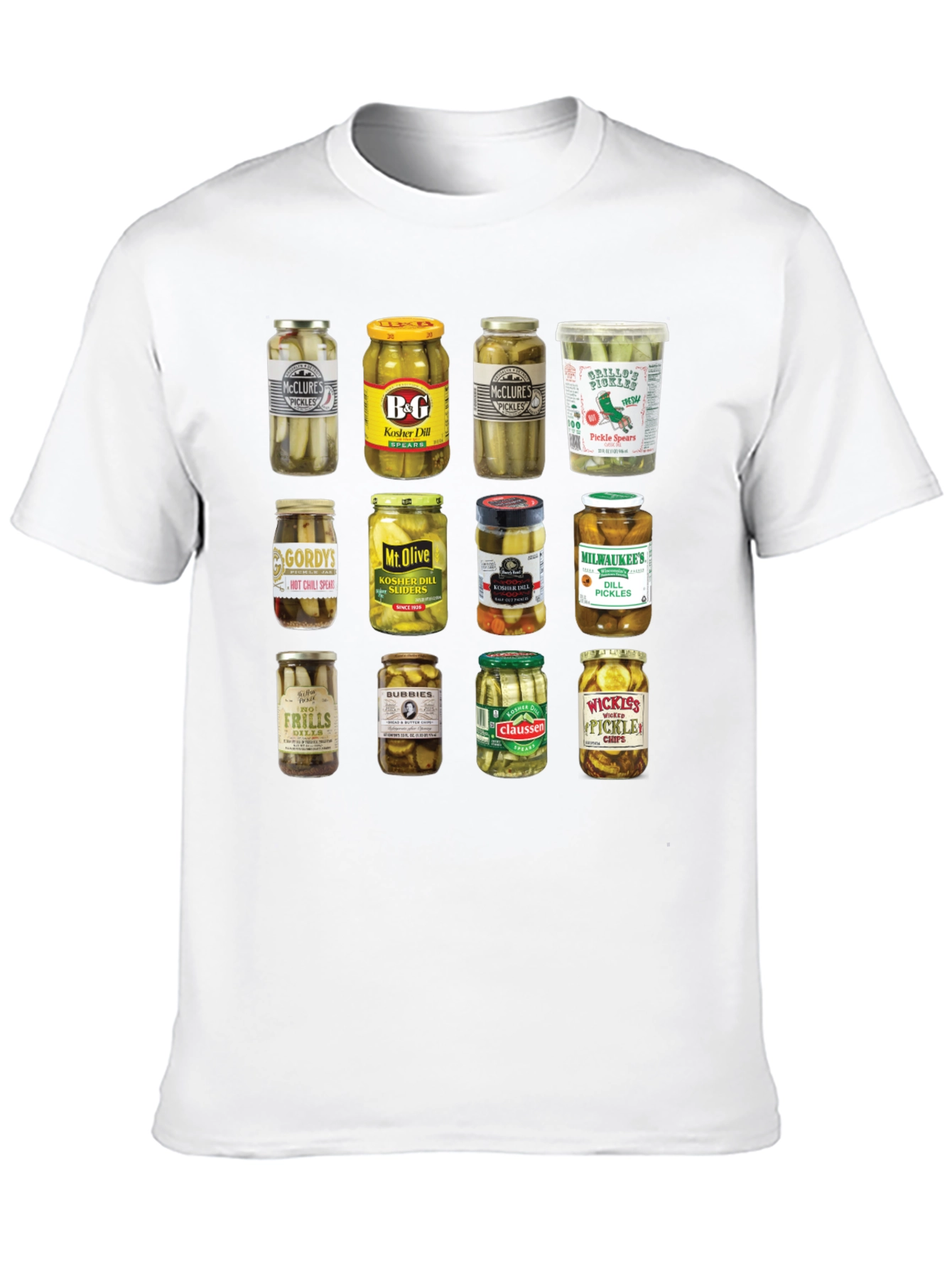 Pickle Jars Graphic Print T-Shirt