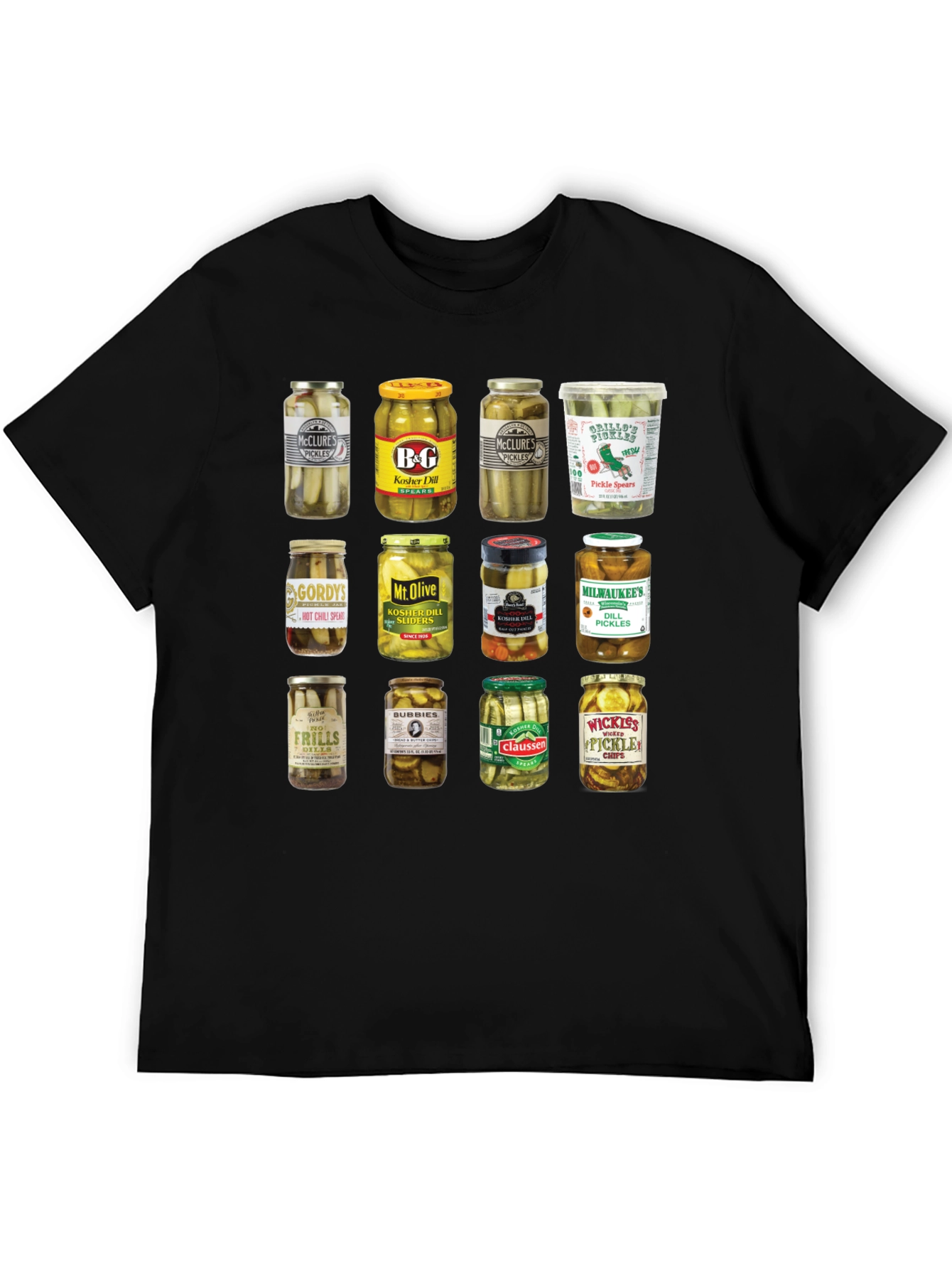 Pickle Jars Graphic Print T-Shirt