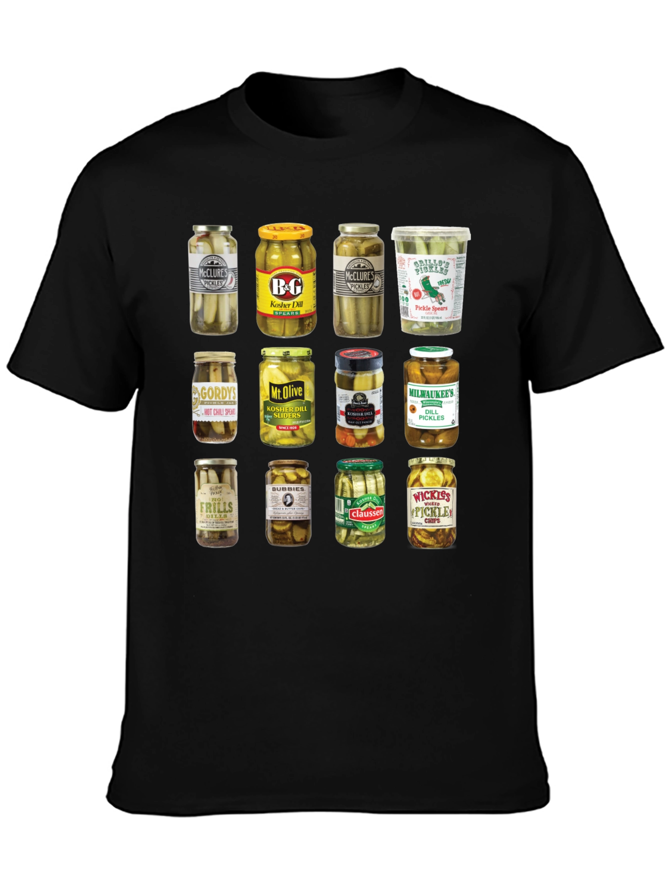 Pickle Jars Graphic Print T-Shirt