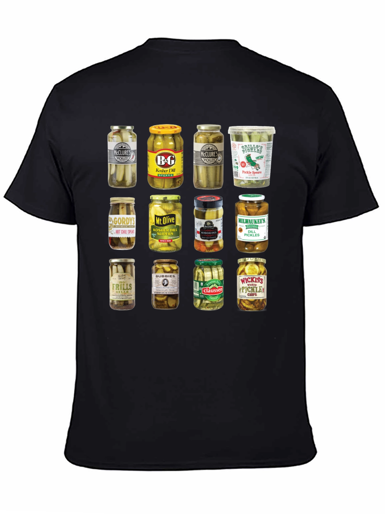 Pickle Jars Graphic Print T-Shirt