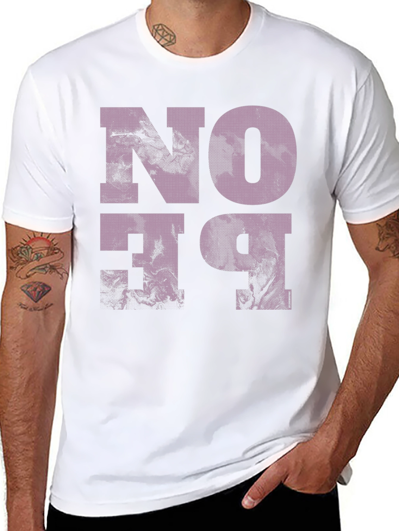 NO FEAR Graphic Print Crew Neck T-Shirt