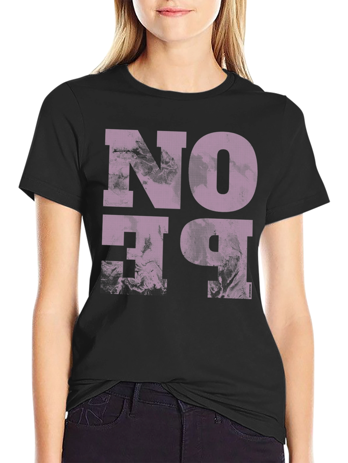 NO FEAR Graphic Print Crew Neck T-Shirt