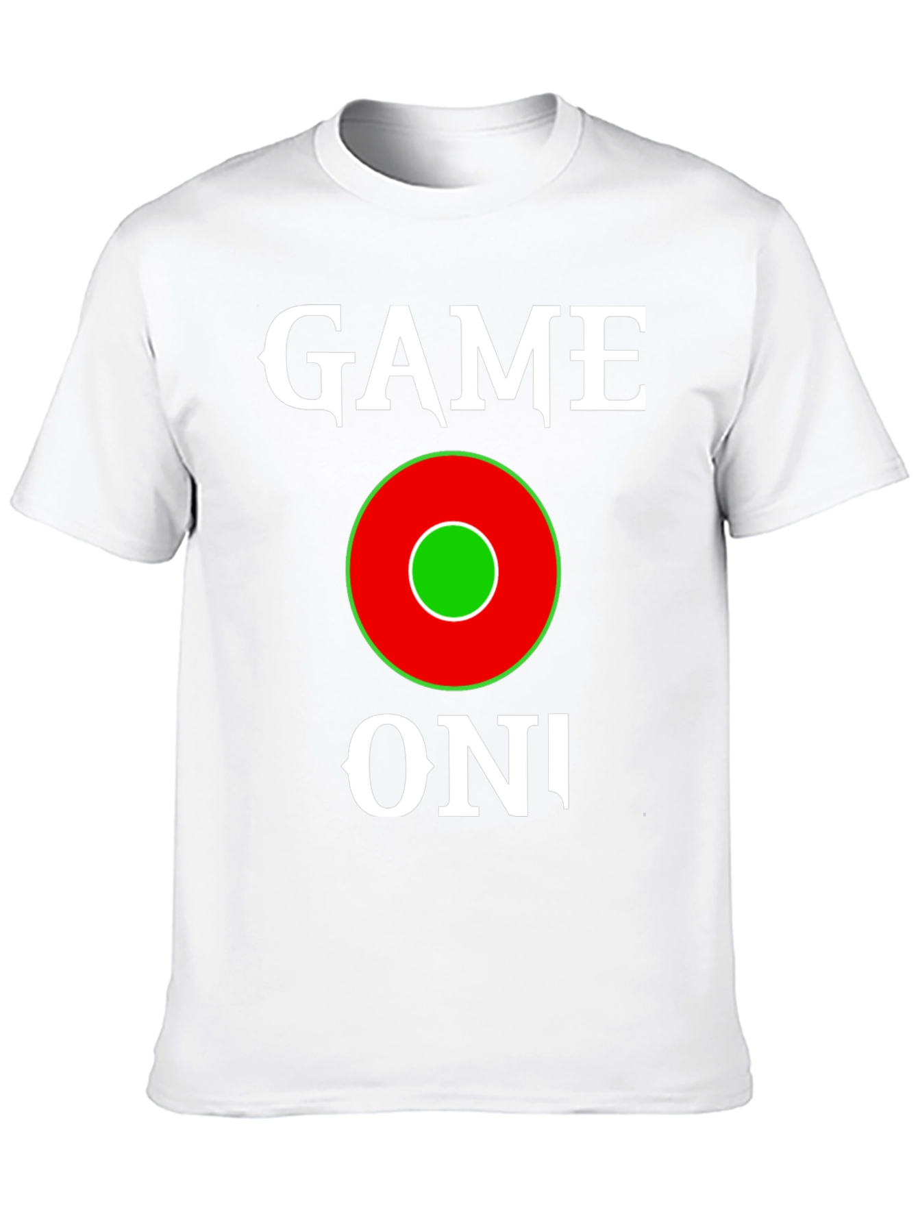 Game On Graphic Tee - Black Cotton T-Shirt