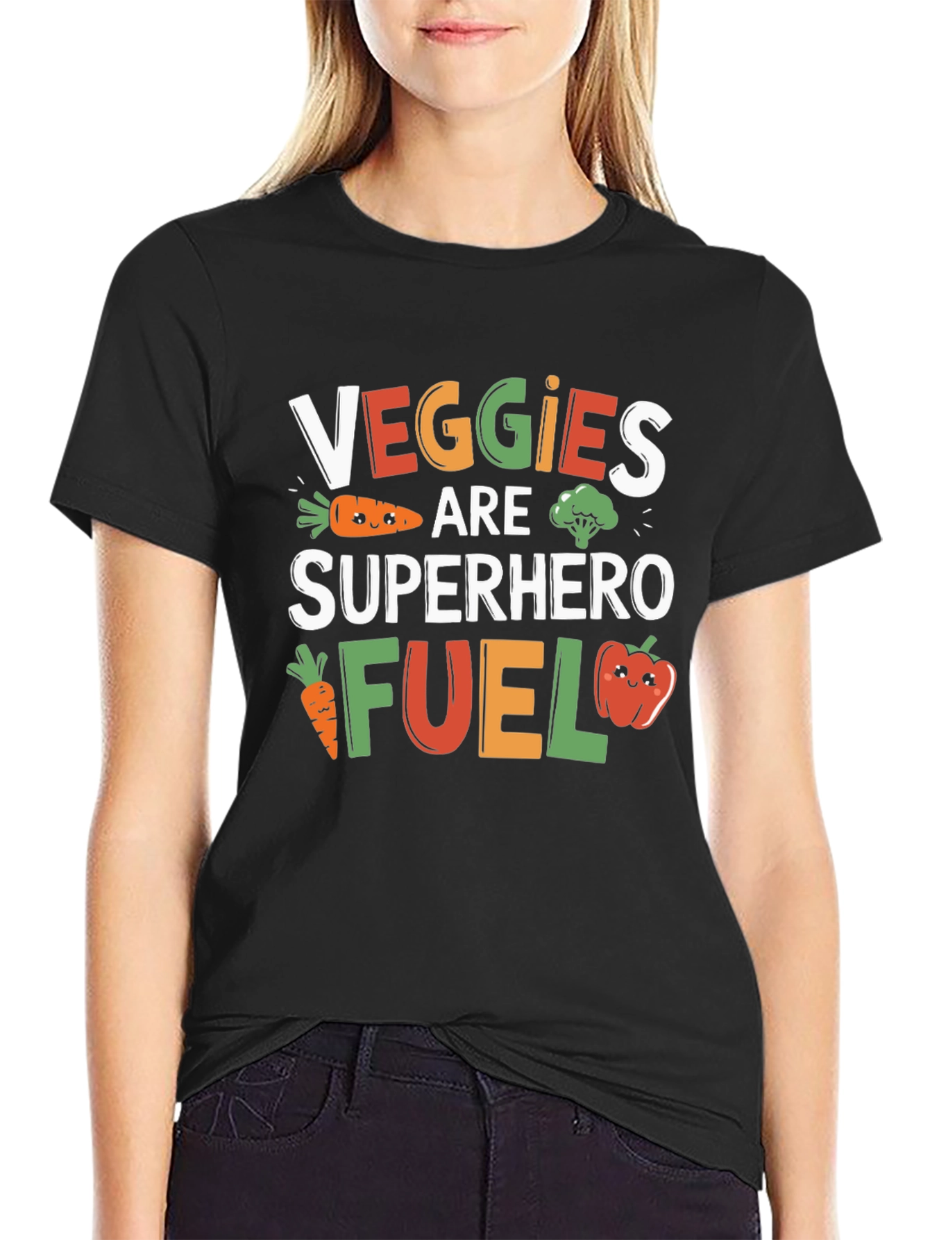Veggies are Superhero Fuel T-Shirt