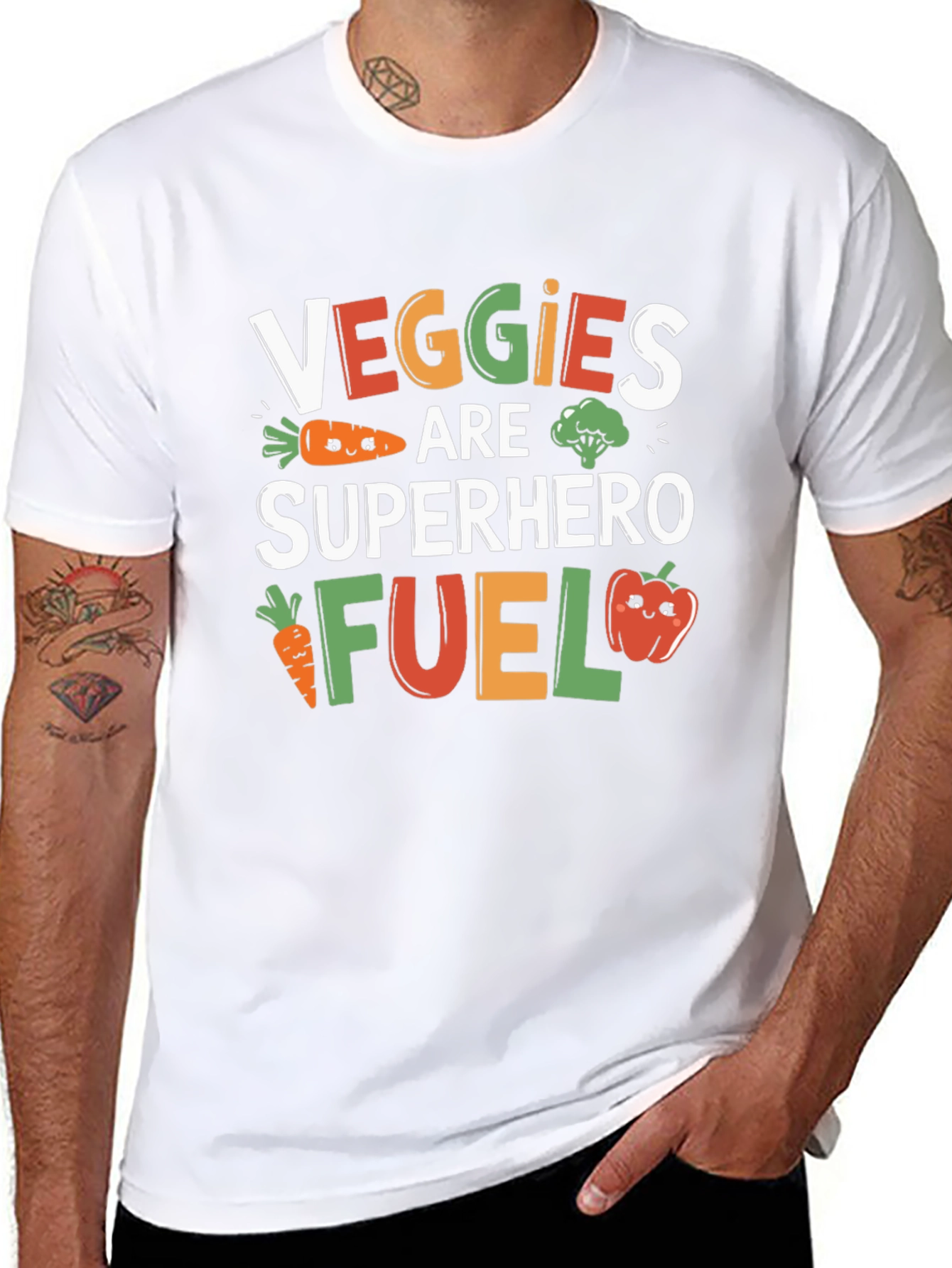 Veggies are Superhero Fuel T-Shirt